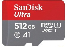 SanDisk Ultra 512GB Class 10 - SDXC Memory Card - SDSQUA4-512G-GN6MA