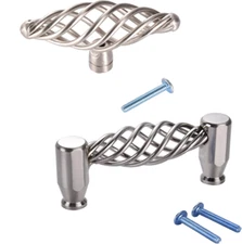 12 Birdcage Cabinet Pull/Handle East West Consolidated 900SN-10/898SN-10 Satin N