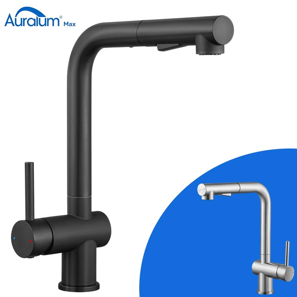 CECIPA MAX Cecipa Küchenarmatur 360° Ausziehbar Küche Wasserhahn Spültischarmatur Edelstahl