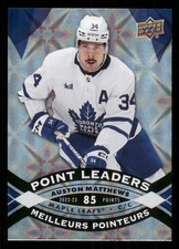 2023-24 Upper Deck Tim Hortons Point Leaders #PL18 Auston Matthews