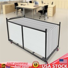 Rectangular Folding Table Cart Folding Table Trolley Table Cart Free Standing