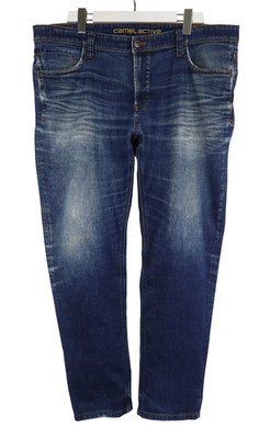 Camel Active Houston Jeans Herren W42 L30 Fade Effekt Zip Fly Stretch Gerade