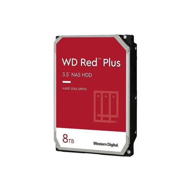 Внутренний жесткий диск Western Digital WD 8 ТБ Red Plus NAS SATA HDD HDD-WD80EFPX - Изображение 2 из 2