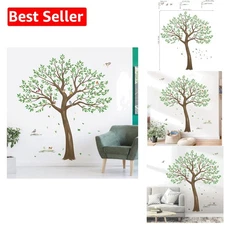 Customizable Tree & Birds Wall Decals - Large Size 63-Inch for Indoor Spaces