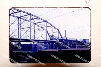 35mm slide, CTA JP @ JACKSON PARK JUN-70 ORIG railroad train chicago bridge