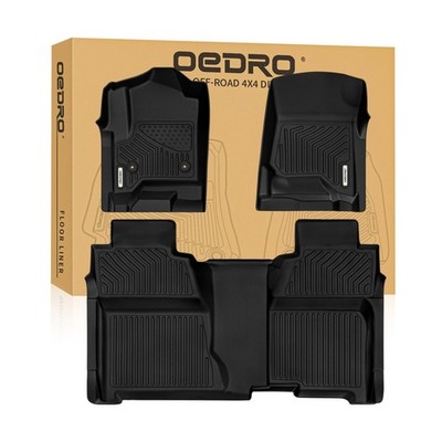 OEDRO Floor Mats Fits for 2014-2018 Chevy Silverado/GMC Sierra 1500 Crew Cab,...