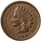 1908-S Indian Head Cent 1c Extremely Fine XF/AU+ San Francisco Key Date