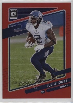 2021 Panini Donruss Optic Red Prizm 89/99 Julio Jones #120 1d2v