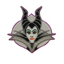 Disney Maleficent Sleeping Beauty Embroidered Iron On Patch  - OFFICIAL 02-K