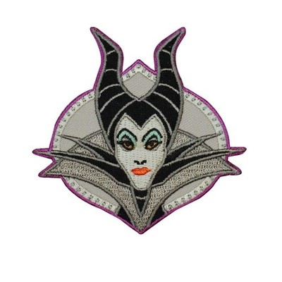 Disney Maleficent Sleeping Beauty Embroidered Iron On Patch  - OFFICIAL 02-K