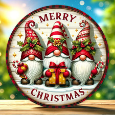 1PC Christmas Decorations Wooden Sign Merry Christmas for Front Door Decor Home