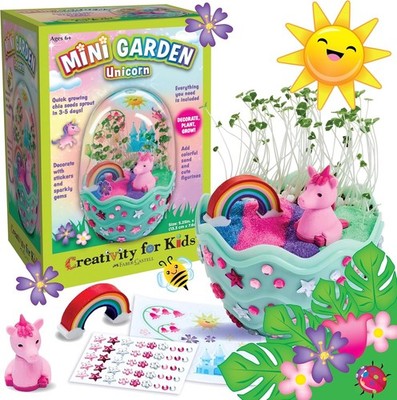 Indoor Unicorn Garden Craft Kit - Magical Gardening Experience for Kids