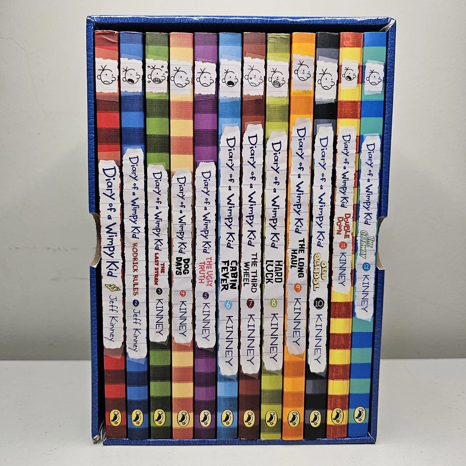 Diary of a Wimpy Kid Collection 12 Best Selling Books (1-12) Box Set Jeff Kinney - Image 2 of 4