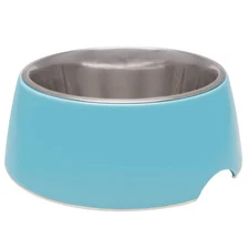 Dog Food Water Bowl No Tip Stainless Steel Elevated Pet Bowl Spill Proof