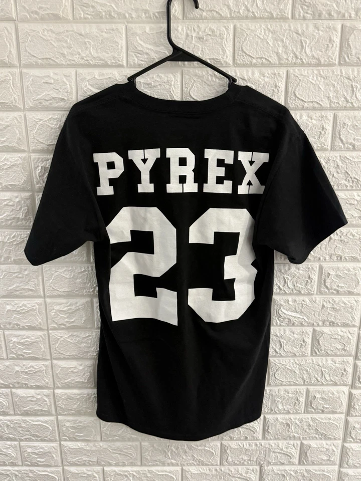 CHAMPION MENS BLACK SHIRT SIZE MEDIUM PYREX 23 SHORT SLEEVE VIRGIL ABLOH - Image 3 of 4