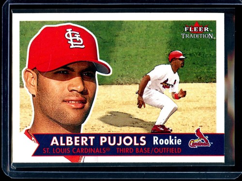Albert Pujols #451 2001 Fleer card