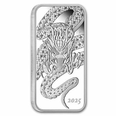 2025 Australia 1 oz Silver Rectangular Dragon Proof | eBay
