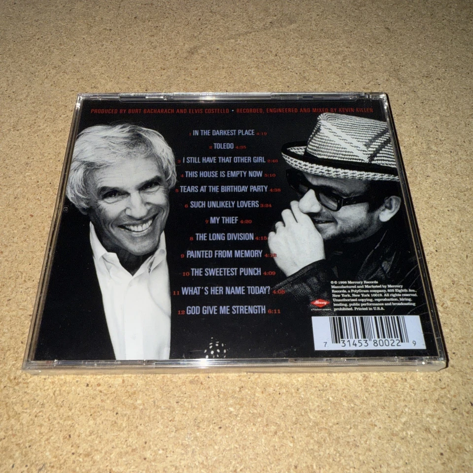 Elvis Costello With Burt Bacharach - Painted From Memory - NEW SEALED Club Ed CD Foto 3 de 3