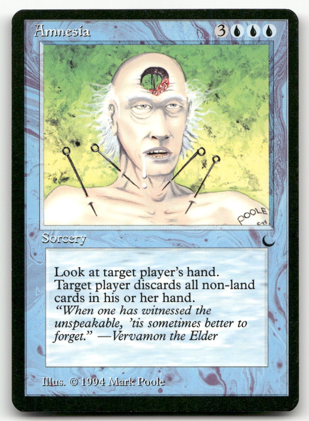 Amnesia (LP) The Dark DRK Magic MTG