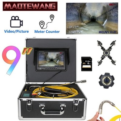Sewer Pipe Inspection Camera Drain Pipeline Industrial Endoscope Video Recording