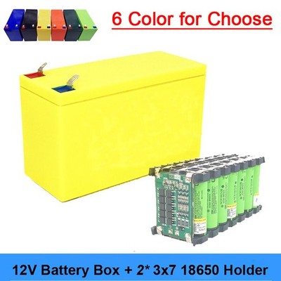 12V 3S 7P 40A BMS Lithium-Ionen-Akkupack Gehäusehalter for 18650 Power Wall Case