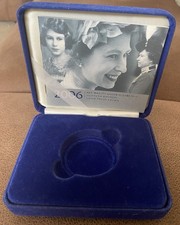 2006 Queen Elizabeth II's Eightieth Birthday £5 Crown Silver Proof Coin BOX ONLY