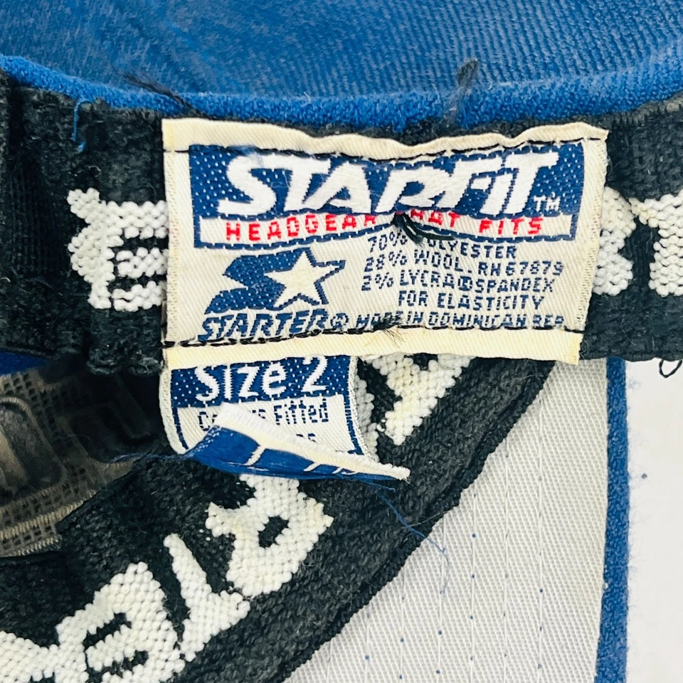 Gorra ajustada azul de los Dallas Cowboys talla 7-7 3/4 fanático del fútbol americano Foto 4 de 4