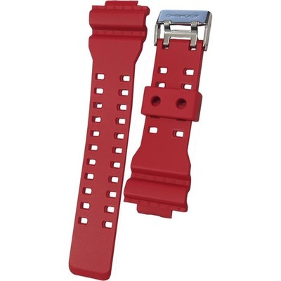 CASIO Genuine Band GA-110RRB GA-110 GD-100 GBA-400 Red Color Biomass Plastic