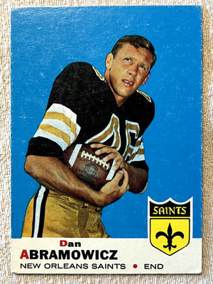 1968 & 1969 TOPPS FOOTBALL - PICK YOURS - $1.32 Combined Flat Rate Shipping!!!!!