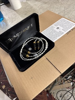 Kimber Kable KCAG Audio Interconnect Pair .5 Meter +Original Velour Box WBT-0147