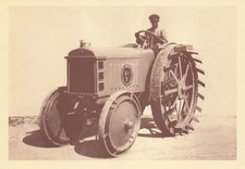 T35H) CARTOLINA N 22 LAVORO ITALIANO MONDO BREDA TRATTORE AGRICOLO TESTA CALDA