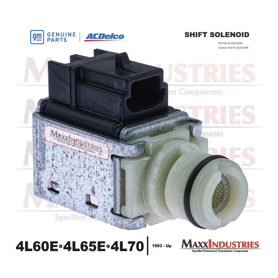 Juego de 2 solenoides de cambio de transmisión ACDelco 24230298 1992-up 4L60E 4L65E 4L70E Foto 4 de 4