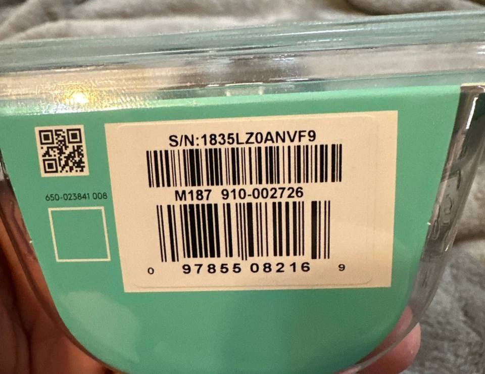 Logitech M187 BLACK Mini Wireless Scroll Optical Mouse w/Nano USB Receiver New - Image 3 of 3