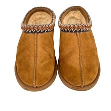 UGG Tasman Suede Sheepskin Slippers Chestnut Size 5