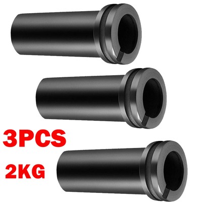 3Pcs 2KG Melting Graphite Crucible High-temperature Metal Smelting Tools HOT