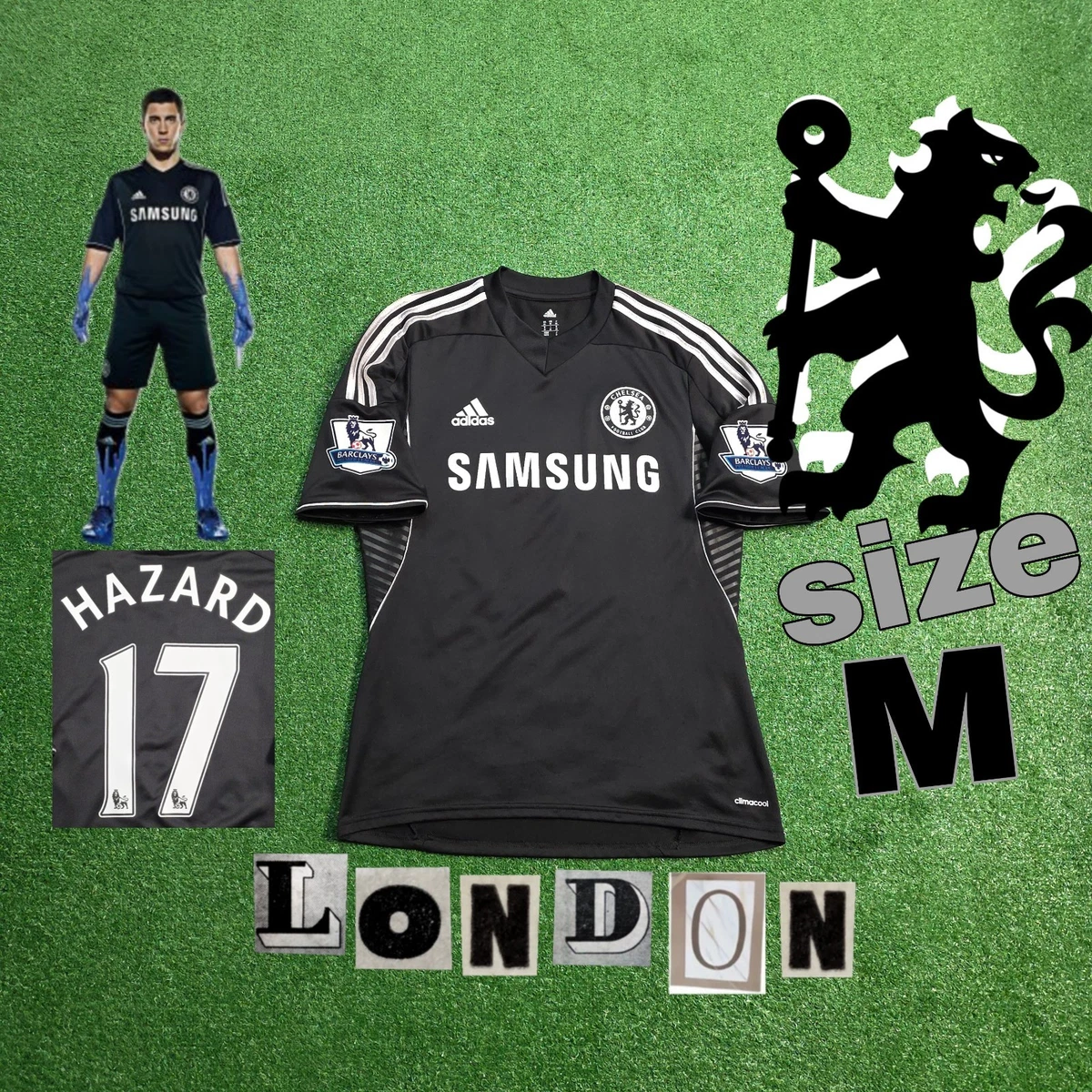 adidas Eden Hazard Chelsea International Club Soccer Fan Apparel