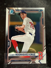 2021 Bowman Chrome Draft 1st - Elmer Rodriguez-Cruz #BDC-37 (RC) - Yankees