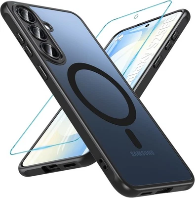 MSM Hülle + 2X Schutzglas für Samsung Galaxy S25 FE Panzerfolie MagSafe Case 9H