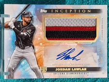 2024 Topps Inception Jordan Lawler RC Autograph Patch Card 005/200 Diamondbacks