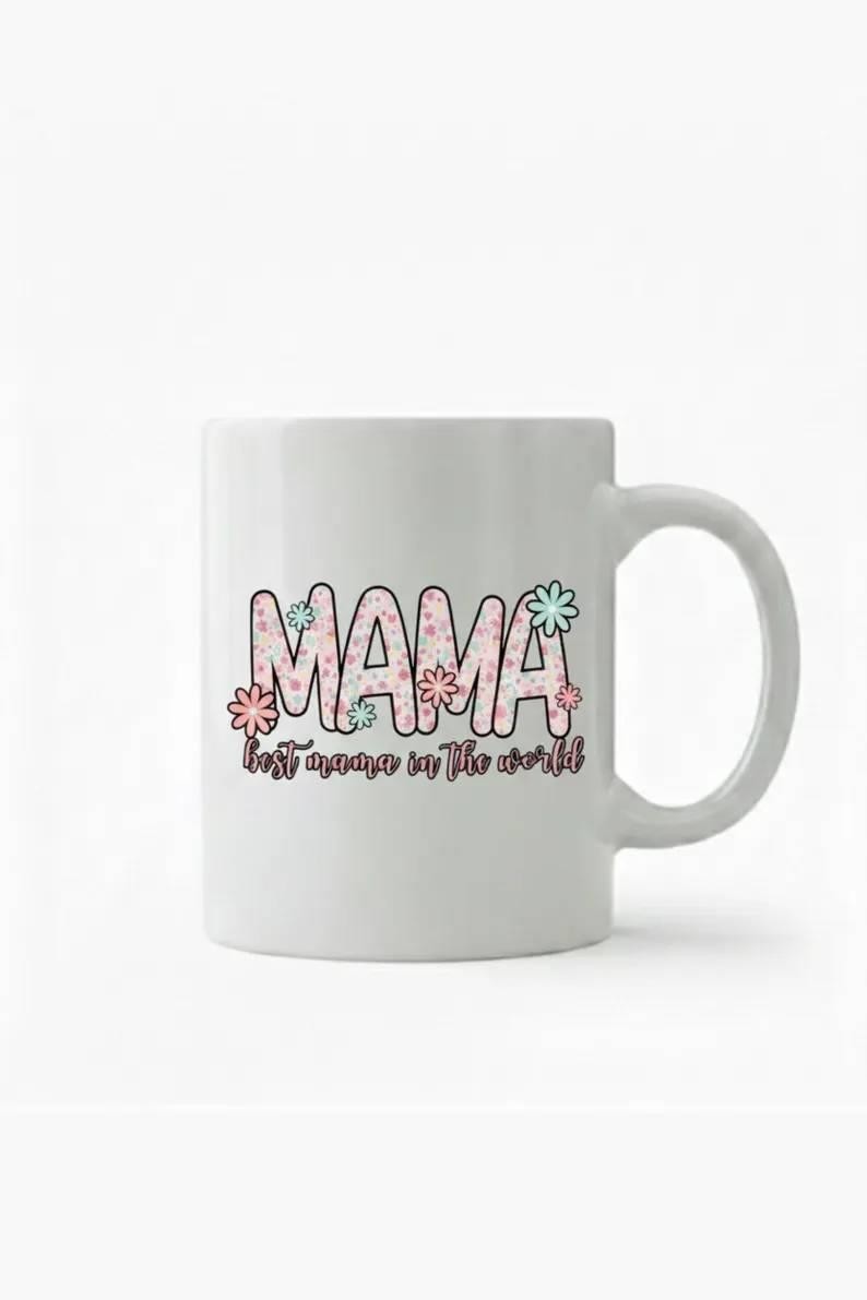 Floral Mama Ceramic Mug 11oz Mother's Day Gift