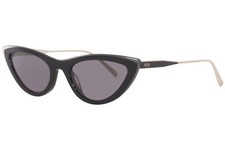 MCM MCM699S 028 Sunglasses Women's Gunmetal-Black/Grey Lens Fashion Cat Eye 55mm