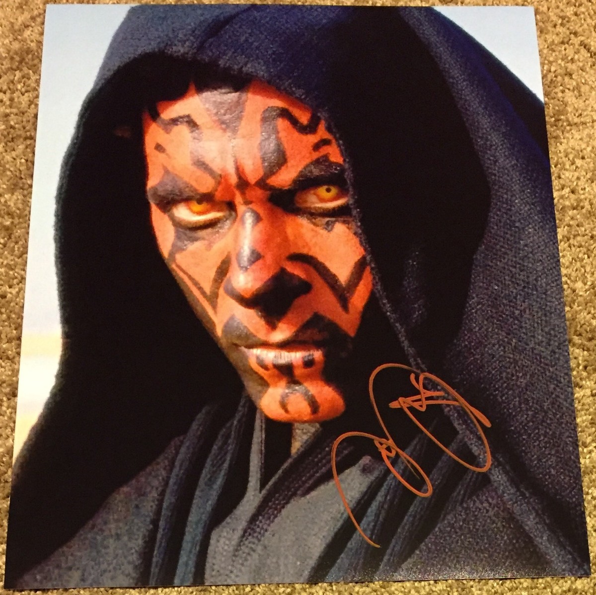 RAY PARK SIGNED 11X14 PHOTO DARTH MAUL STAR WARS EPISODE I