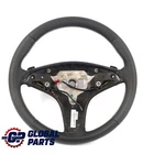 Mercedes W204 NEW Black Leather Sport Steering Wheel Paddle Shift White Threads