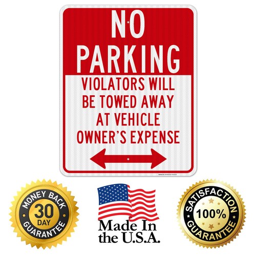 Bidirectional No Parking Violators Will Be Towed Away, - Picture 66 of 86