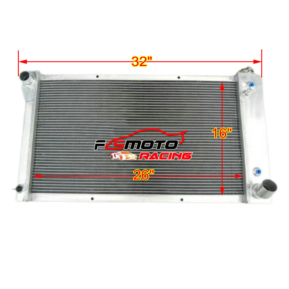 FonGoff 3-Row Aluminum Radiator For 1967-1972 Chevy C10 C20 C30 & Blazer – Direct Fit