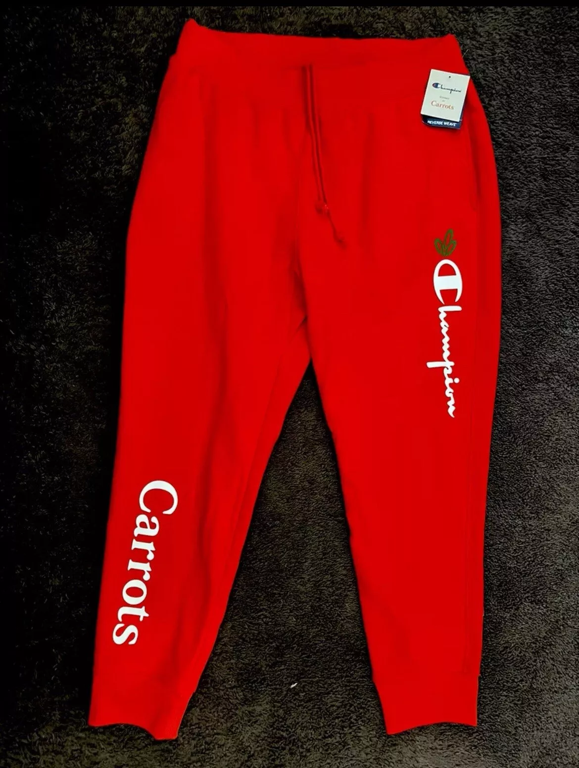 Pantalon polaire orange Carrots Champion Reverse Weave Joggers Anwar XXL 2XL Supreme