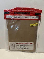 UNSOLVED CASE FILES Who Killed Jane Doe Cold Case Murder Mystery Game Unused