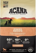 ACANA® Puppy Recipe, Grain-free Dry Dog Food, Healthy and Active Puppy 4.5 lb 11.11 per pound