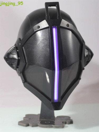 Anime Made In Abyss With LED Helmet Cosplay Mask Wearable Props Black Halloween - Picture 8 of 11