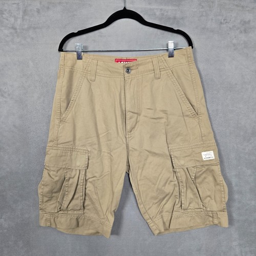 Levi’s shorts Men’s 32 Cargo Y2K khaki beige NWT deadstock - Picture 2 of 12